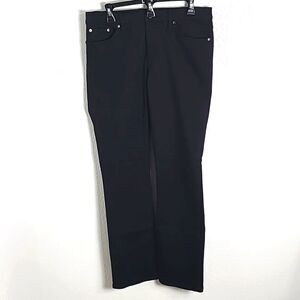 Lauren Ralph Lauren Black Classic Straight Jeans, Size 10